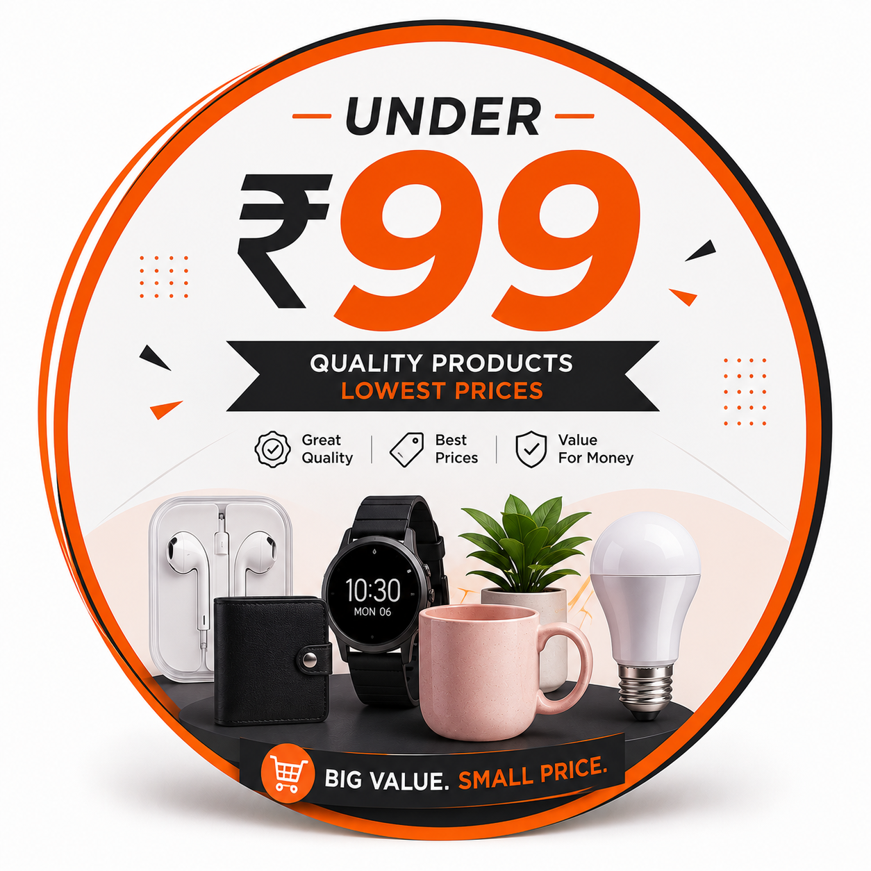 Under ₹99